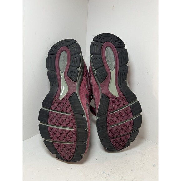 New Balance Shoes Mens 7.5 990v4 Burgundy Grey Sneakers Made in USA M990BU4 main image 10